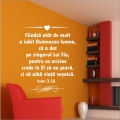 Sticker mare perete2, Fiindca atat de mult Dumnezeu...